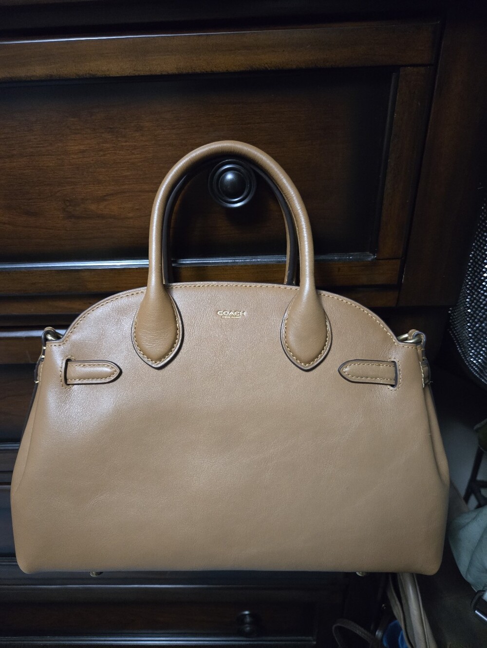 Coach Empire 28 bag in Honey Brown $560